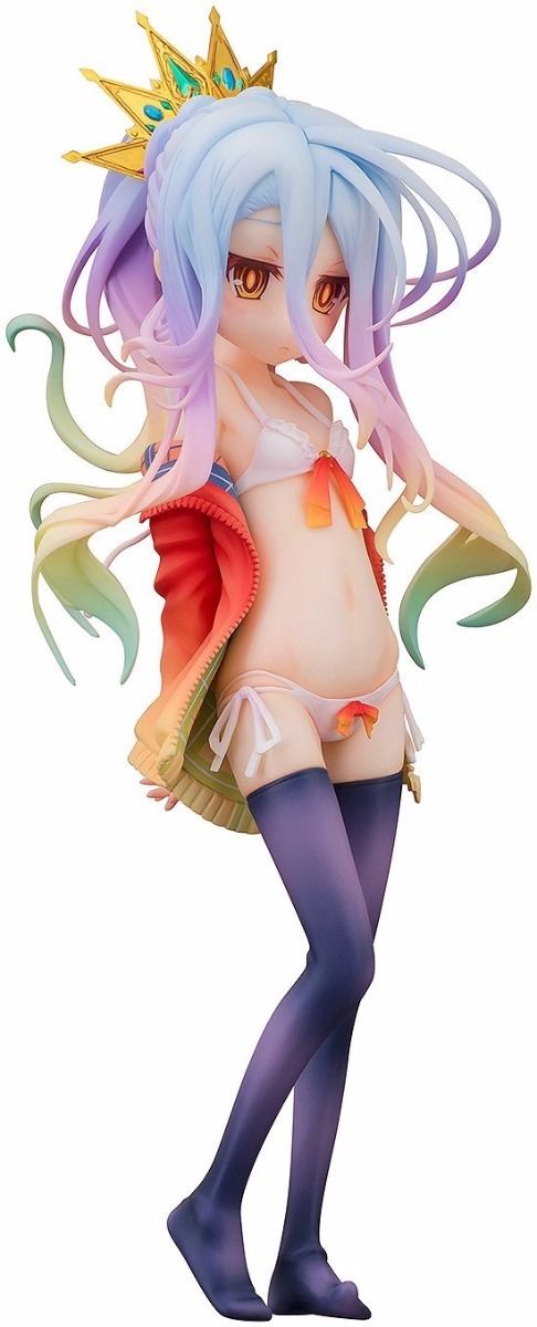 No Game No Life Shiro Swimsuit style 1/7 PVC Figure AQUAMARINE NEW from Japan_1