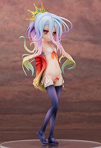 No Game No Life Shiro Swimsuit style 1/7 PVC Figure AQUAMARINE NEW from Japan_2