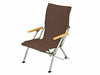 Snow Peak Low Chair 30 Brown LV-091BR NEW from Japan_1