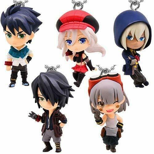 Bandai GOD EATER game anime All 5set Gashapon mini Figures Complete set NEW_1