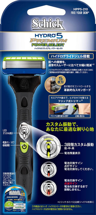 Schick HYDRO 5 Premium Power Select Shaving Razor for Men Holder 1-Refill NEW_3