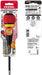 Vessel 2200 Ball Grip Ratchet Screwdriver +2x100 Resin Grip L200mm Magnetic NEW_3