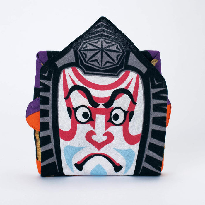 Musubi Furoshiki 48cm Fukukochae Kabuki 20464-106 Made in Japan Multi Cloth NEW_3