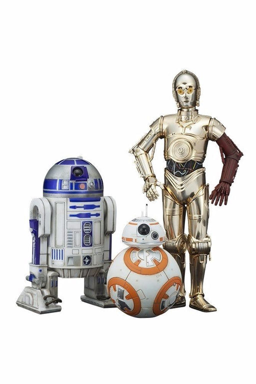 ARTFX+ Star Wars The Force Awakens R2-D2 & C-3PO with BB-8 1/10 PVC Figure NEW_1