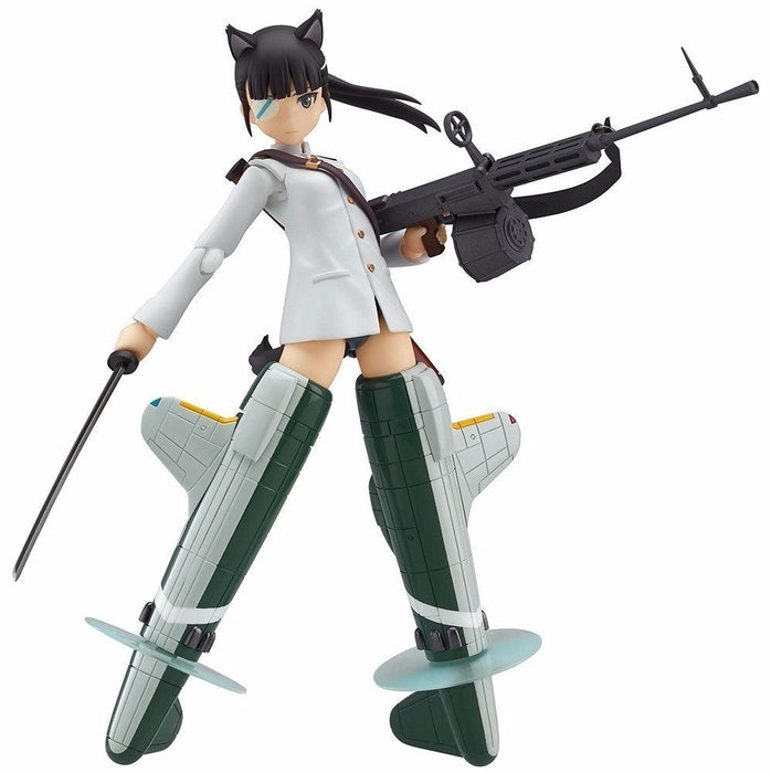 figma 282 Strike Witches MIO SAKAMOTO Action Figure Max Factory NEW from Japan_1