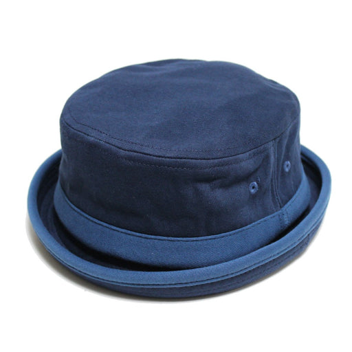 Ruben SWEAT PORK PIE HAT One Size Cotton & Polyurethan Navy mk-rus-2011 NEW_1