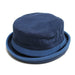 Ruben SWEAT PORK PIE HAT One Size Cotton & Polyurethan Navy mk-rus-2011 NEW_1