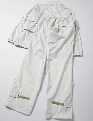 MIZUNO JAPAN Golf Stratch Rain Wear Jacket Pants Set White Gray Size XL 52MG6A01_2