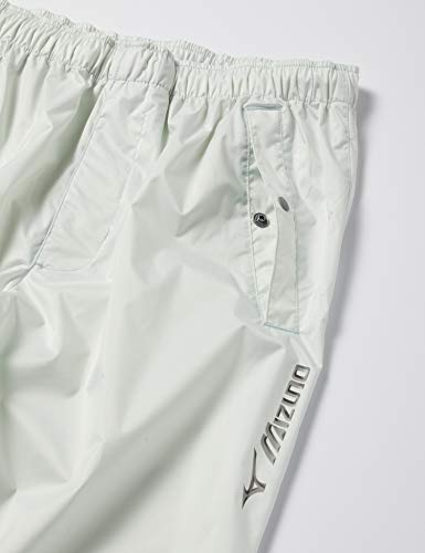 MIZUNO JAPAN Golf Stratch Rain Wear Jacket Pants Set White Gray Size XL 52MG6A01_7