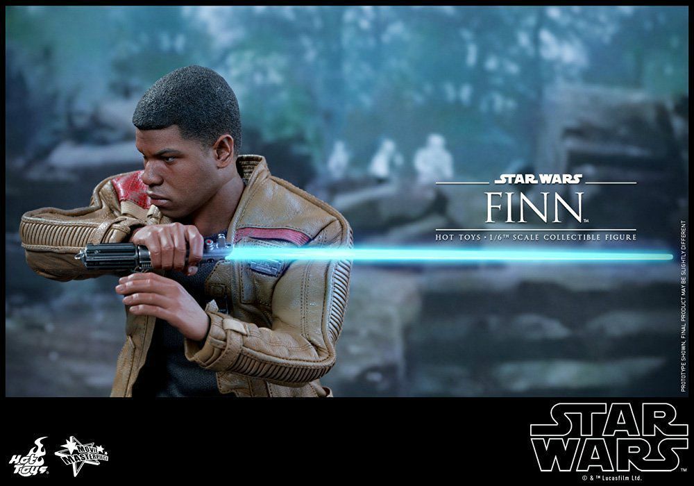 Movie Masterpiece Star Wars The Force Awakens FINN1/6 Action Figure Hot Toys NEW_4