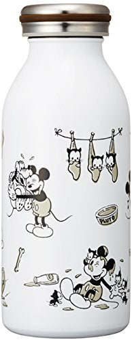 mosh! x Disney Mickey Mug Bottle 0.35L Vacuum Insulation Screw Type WDMB350MK_1