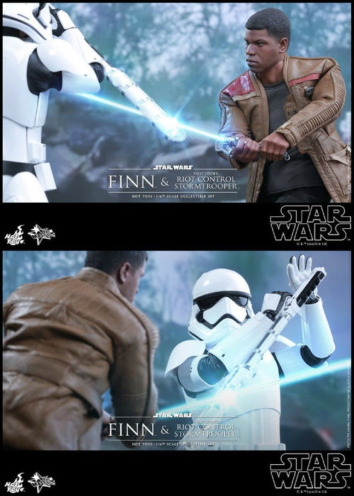 Movie Masterpiece Star Wars FINN & FIRST ORDER STORMTROOPER 1/6 Figure Hot Toys_5