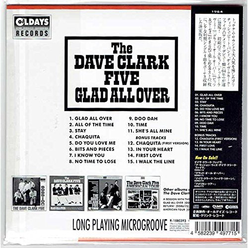 The Dave Clark Five Glad All Over CD Japan Bonus Tracks ODR-6171 Oldays Records_2