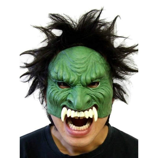 Ogawa Studio Half Mask Devil (Green) Helloween, Party, Cosplay High quality NEW_1