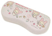 Pearl Glasses Case Rilakkuma Let's play with rabbit Hard Magnetic Polka Dot NEW_1