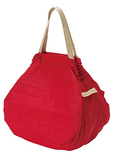 Marna Shupatto (Spat) compact bag M red Foldable shopping Bag NEW from Japan_1