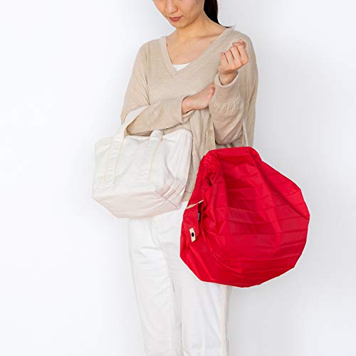 Marna Shupatto (Spat) compact bag M red Foldable shopping Bag NEW from Japan_2