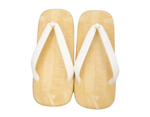 Asakusa Kimono Market Made in Japan setta cork bottom male L 25-26cm white thong_2