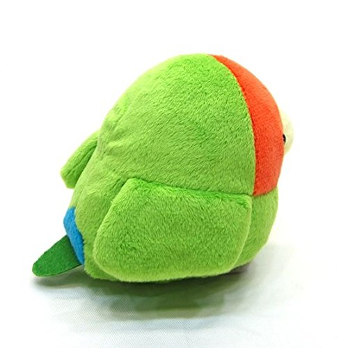 TST ADVANCE Munyumamu rosy-faced lovebird Plush Doll M size ‎8387 H90mm NEW_3