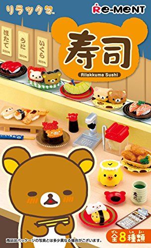 Rilakkuma Sushi Box Product 1BOX = 8 Pieces 8 Types Re-ment NEW from Japan_1
