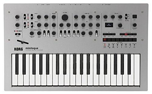 KORG Minilogue Silver Polyphonic Analogue Synthesizer 100% Genuine Product NEW_1