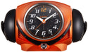 Seiko Clock NR441E Analog Alarm Loudly Clock ULTRA RAIDEN Orenge Metalic NEW_2
