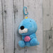 Shinada Global Bonobono Stuffed toy with carabiner Blue Polyester BOBK-0148 NEW_3