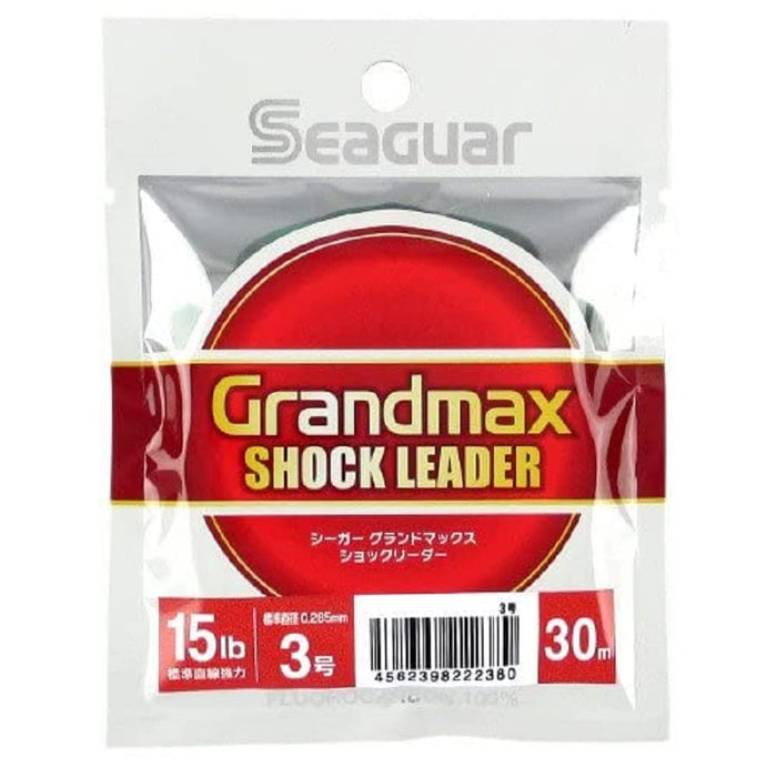 KUREHA Seaguar Grand Max Shock Leader 30m 15lb #3 Fluorocarbon Fishing Line NEW_1