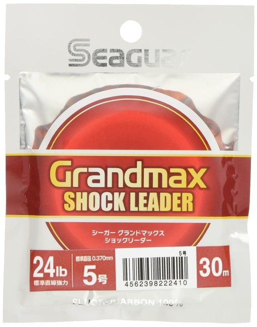 KUREHA Seaguar Grand Max Shock Leader 30m 24lb #5 Fluorocarbon Fishing Line NEW_1