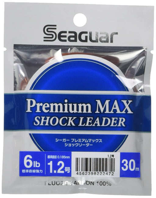 KUREHA Seaguar Premium Max Shock Leader 30m 6lb #1.2 Fishing Line ‎NSLPM306 NEW_1