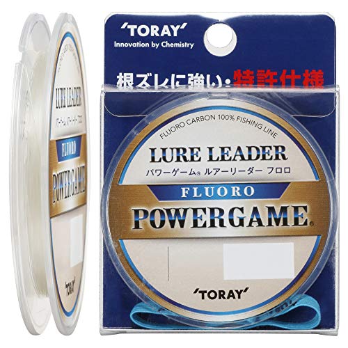 Toray Power Game Lure Leader Fluoro 30m 5lb natural NEW from Japan_1