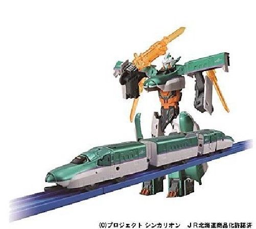 TAKARA TOMY PLARAIL SHINKANSEN HENKEI ROBO 04 SHINKALION H5 HAYABUSA NEW Japan_2
