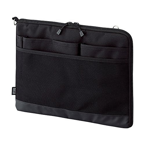 Lihit lab bag in bag A4 side black A7681-24 NEW from Japan_1