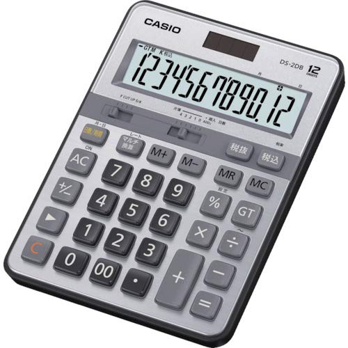 Casio Full-scale Practical Calculator 12 Digits Days & Time Calculation DS-2DB_2