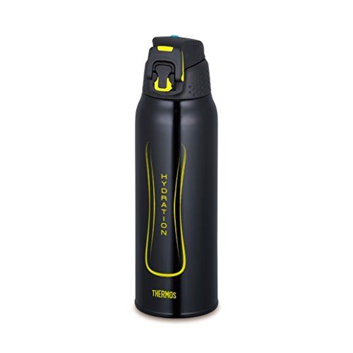 THERMOS vacuum insulation sports bottle 1.0 L black yellow FFZ - 1001 F BKY NEW_2