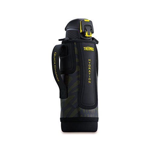 THERMOS vacuum insulation sports bottle 1.0 L black yellow FFZ - 1001 F BKY NEW_3