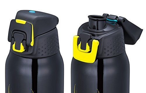 THERMOS vacuum insulation sports bottle 1.0 L black yellow FFZ - 1001 F BKY NEW_6