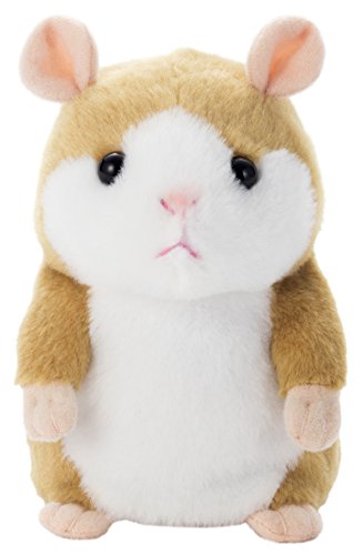 TAKARATOMY A.R.T.S Mimicry Pet Talking Hamster Plush Toy Peanut Cream NEW_1