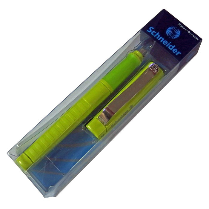 Schneider Base Fountain Pen Extra Fine Point (EF) Cartridge Green Apple‎ BSGAPEF_6