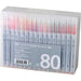 Kuretake ZIG Real Brush Pen Clean 80 Colors Set RB-6000AT80V NEW from Japan_1