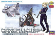 Hasegawa EGGPLANE F-4 PHANTOM 2 & F-15 EAGLE ADTW 60th Anniversary Model Kit NEW_4