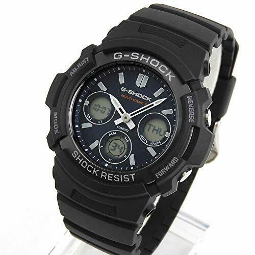 CASIO wrist watch G-SHOCK radio solar AWG-M100SB-2A Men's overseas model NEW_2