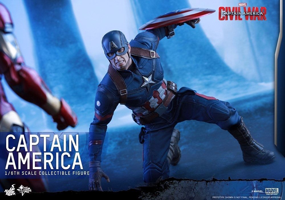 Movie Masterpiece Civil War CAPTAIN AMERICA 1/6 Figure Hot Toys NEW from Japan_4