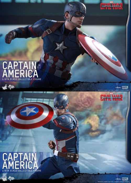 Movie Masterpiece Civil War CAPTAIN AMERICA 1/6 Figure Hot Toys NEW from Japan_5