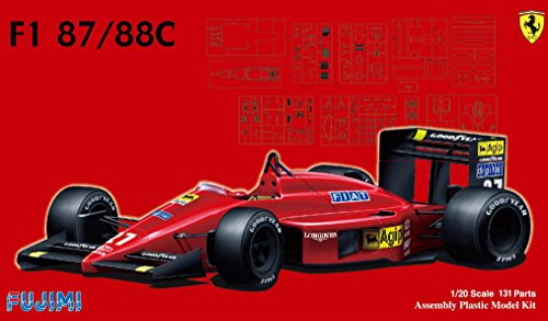 Fujimi model 1/20 Grand Prix series No.6 Ferrari F1-87 / 88C Model Car NEW_1