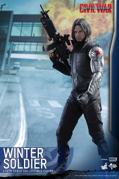 Movie Masterpiece Captain America Civil War WINTER SOLDIER 1/6 Figure Hot Toys_2