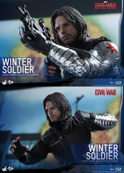 Movie Masterpiece Captain America Civil War WINTER SOLDIER 1/6 Figure Hot Toys_3