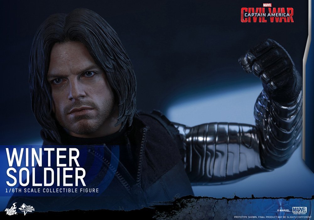 Movie Masterpiece Captain America Civil War WINTER SOLDIER 1/6 Figure Hot Toys_4