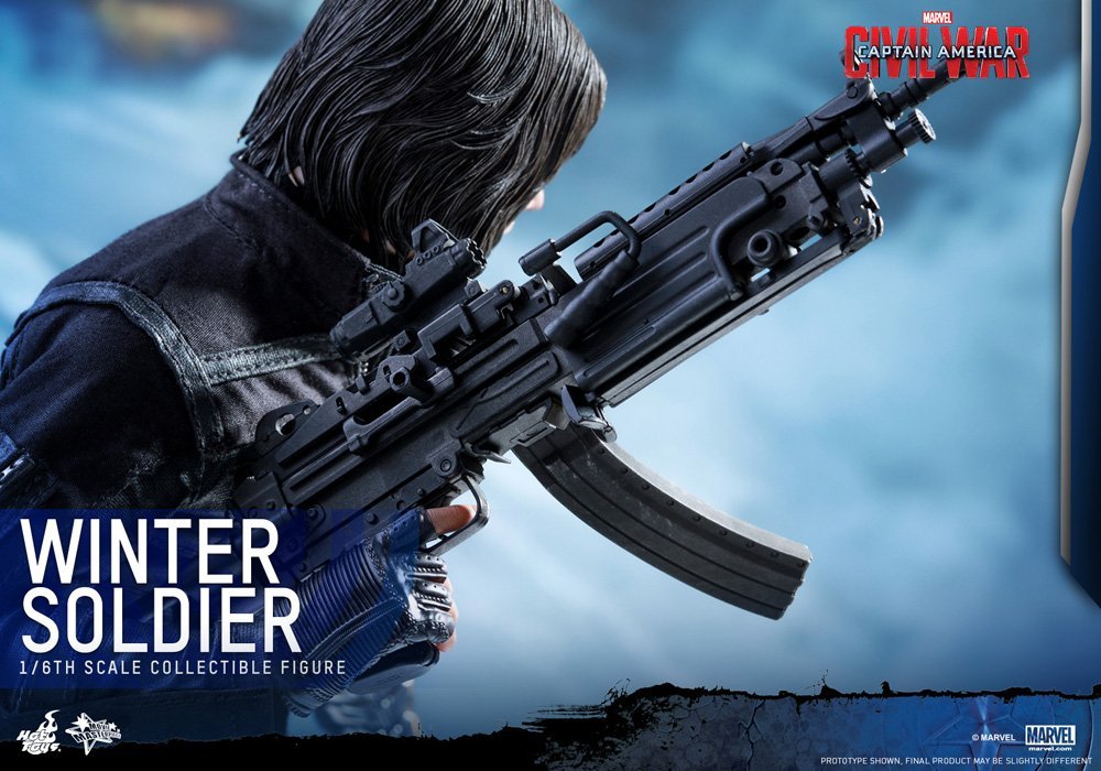 Movie Masterpiece Captain America Civil War WINTER SOLDIER 1/6 Figure Hot Toys_5