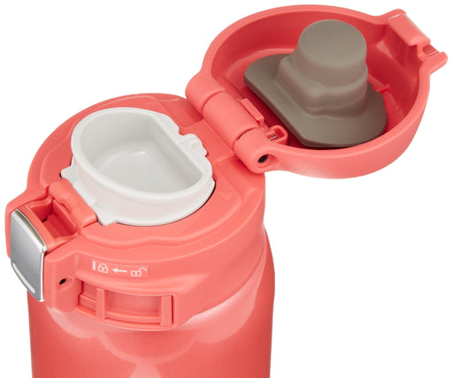 Zojirushi water bottle stainless steel mug 360ml Coral pink SM-SC36-PV NEW_2